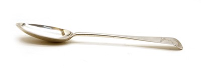 Lot 14 - A George II Dublin silver table spoon