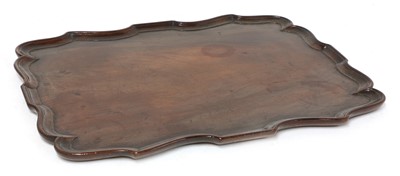 Lot 440 - A George III mahogany tray