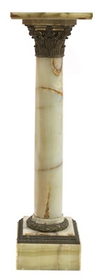 Lot 844 - An onyx column