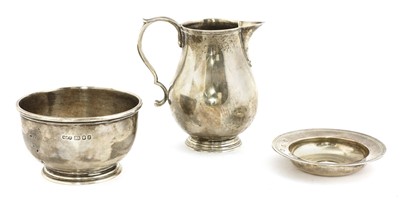 Lot 46 - A silver jug