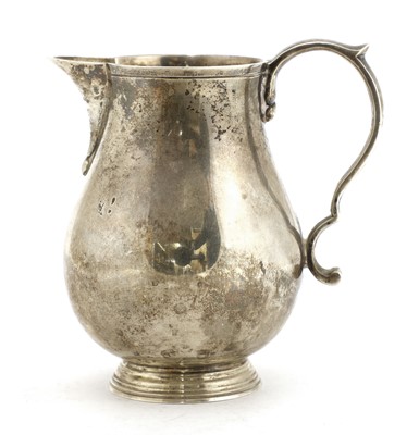 Lot 46 - A silver jug