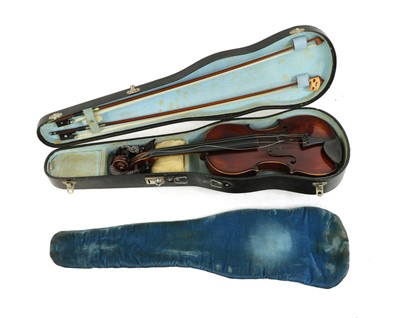 Lot 240A - A 19th Century German violin