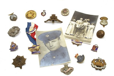 Lot 66 - A box of military and other badges