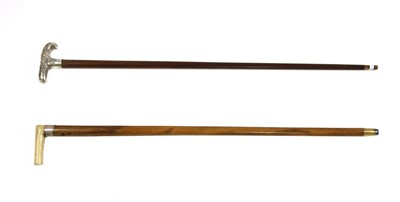 Lot 500 - A 19th century walking stick