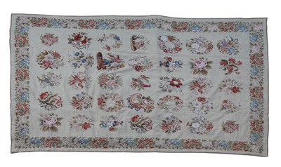 Lot 240 - An Aubusson-style finely handwoven needlepoint carpet