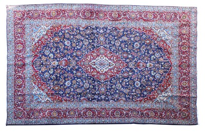 Lot 488 - A Persian Kashan carpet