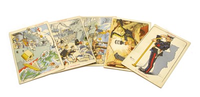 Lot 42A - A set of twenty French comic WWI postcards entitled "Our Sailors"