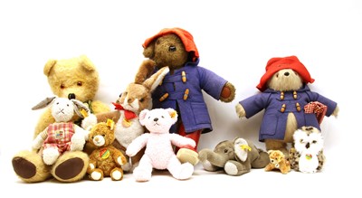 Lot 100 - A collection of soft toys