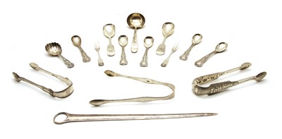 Lot 12 - A collection of Irish silver flatware