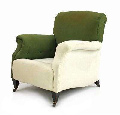 Lot 477 - An upholstered easy armchair