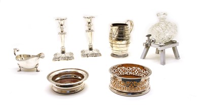 Lot 247 - A collection of silver plated items