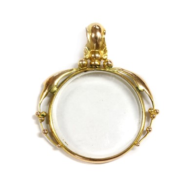 Lot 307 - An Edwardian gold picture locket