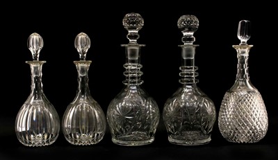 Lot 489 - An Orrefors Nils Ludberg ovoid form decanter