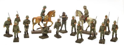Lot 51 - A collection of 1930s-40s World War 2 Nazi toy soldiers
