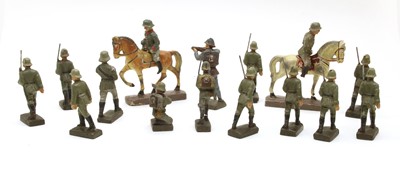 Lot 51 - A collection of 1930s-40s World War 2 Nazi toy soldiers