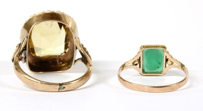 Lot 197 - Two gold rings