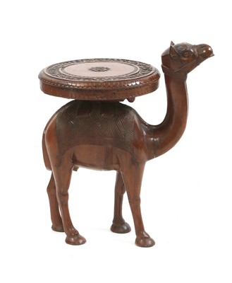 Lot 878 - An Indian carved teak occasional table