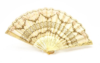 Lot 342 - A early 20th century French fan