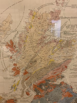 Lot 905 - 'Palaeontological map of the British Islands'