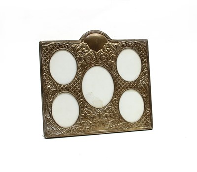 Lot 284 - A pressed silver photograph frame