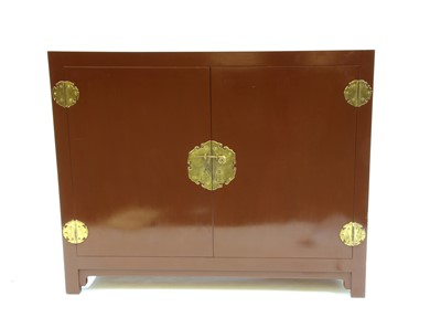 Lot 345 - A Chinese style cabinet