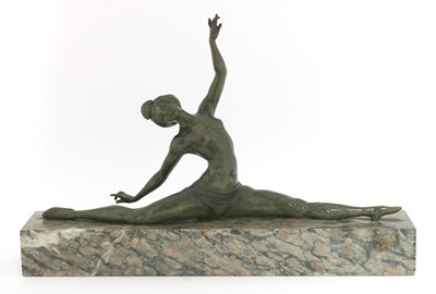 Lot 238 - An Art Deco patinated bronze figure