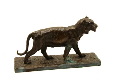 Lot 395M - A bronze of a tiger