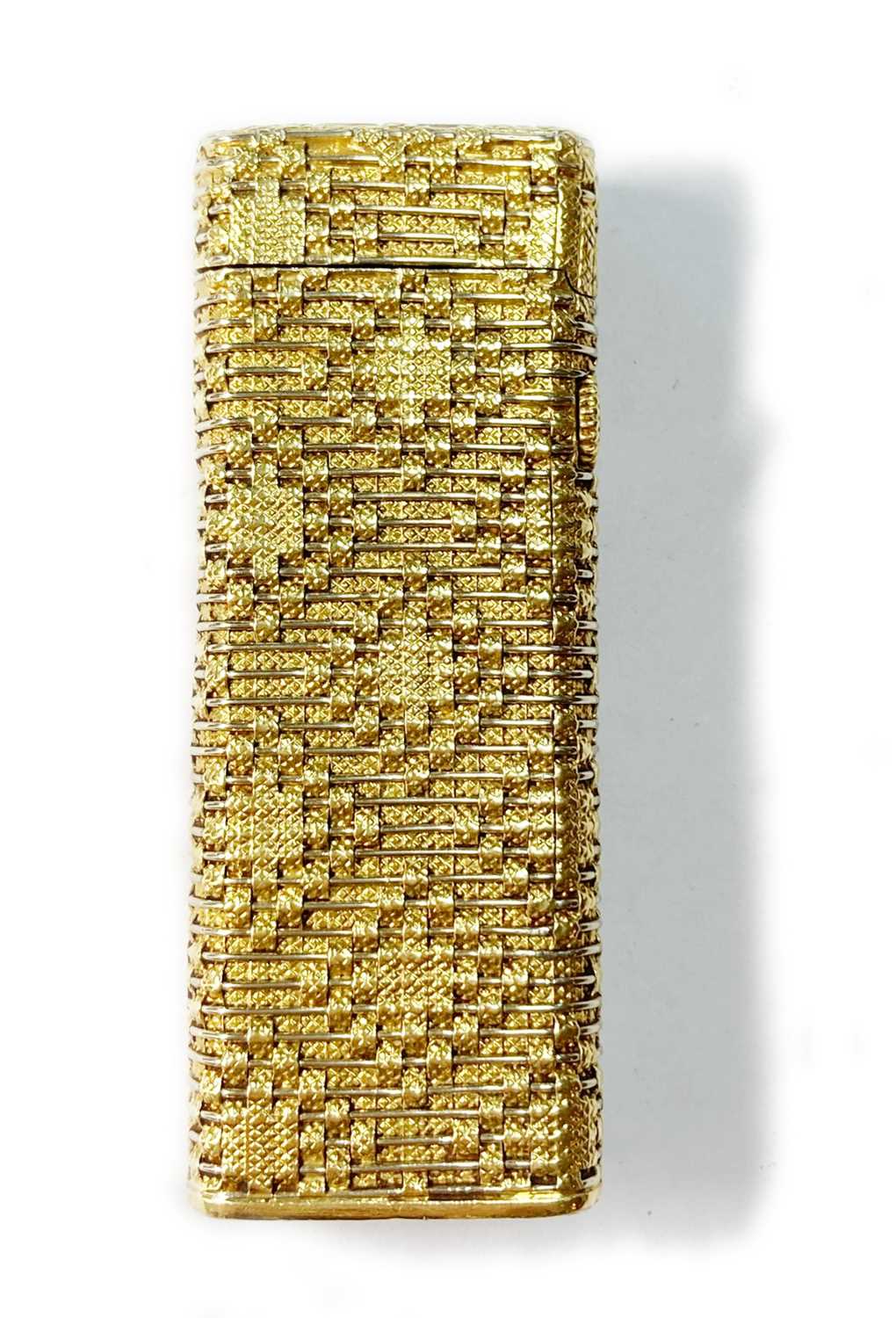 Lot 333 - A gold Dunhill lighter,