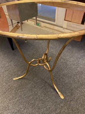 Lot 243 - A French gilt table