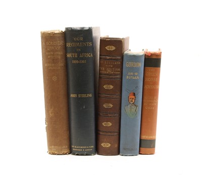 Lot 88A - Three boxes of military books, mainly of campaigins in Africa