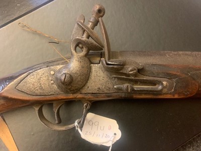 Lot 99 - A flintlock gun