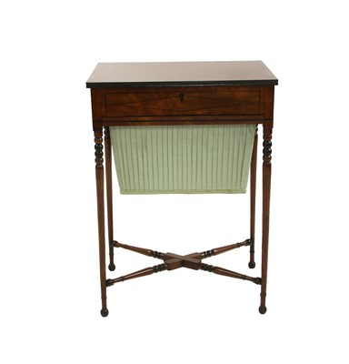 Lot 576 - A 19th century mahogany worktable