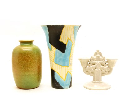 Lot 348 - A Beswickware flared vase