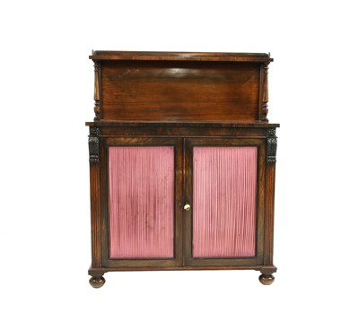 Lot 673 - A Victorian rosewood chiffonier