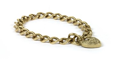 Lot 127 - A 9ct gold curb link bracelet