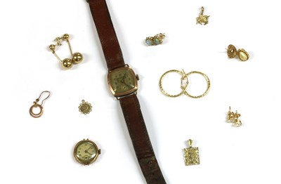 Lot 157 - A quantity of gold jewellery