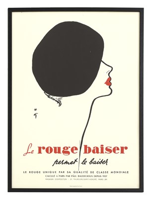 Lot 151 - 'Le Rouge Baiser' poster