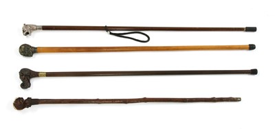 Lot 508 - A malacca walking cane