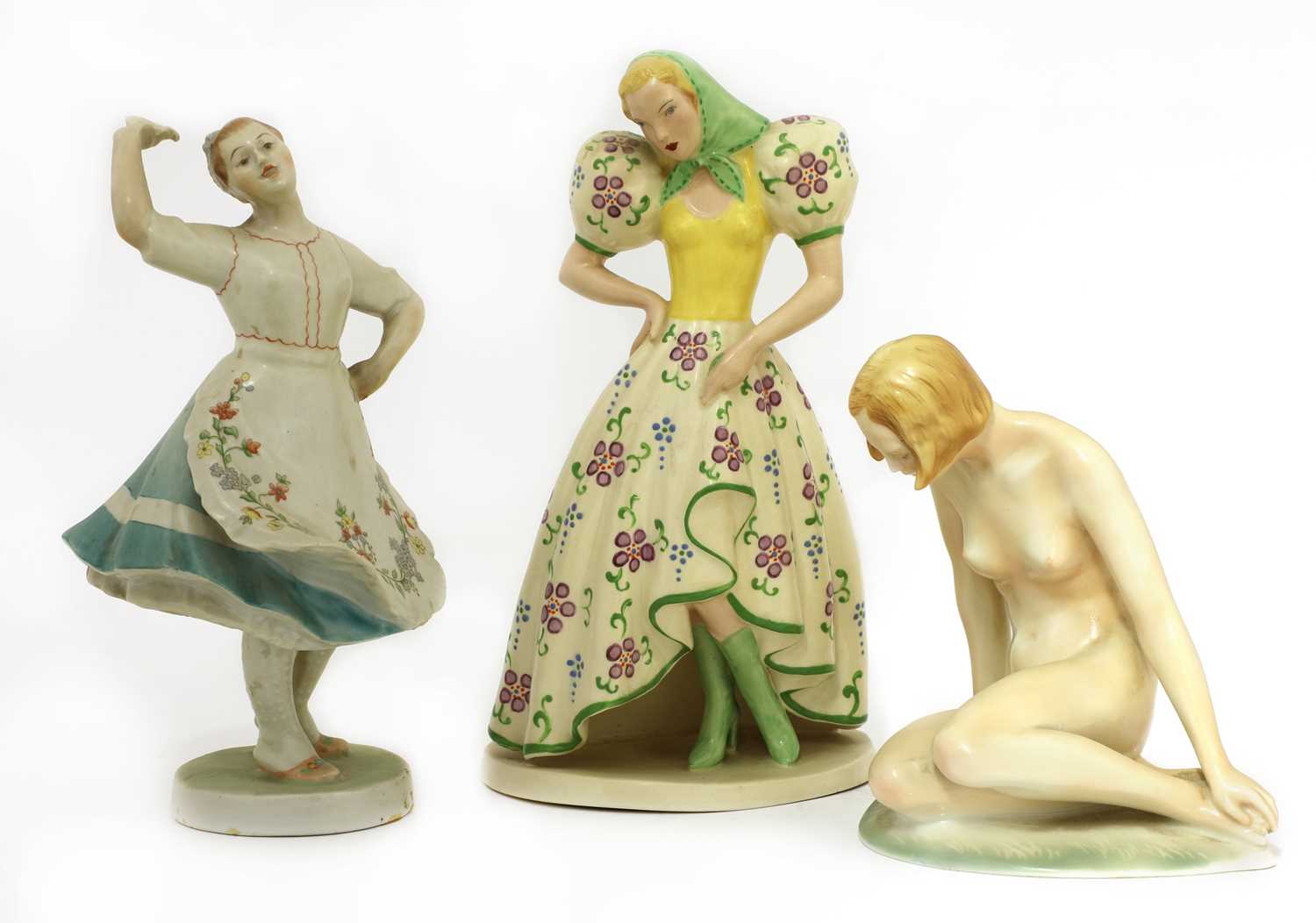 Lot 196 - Three Art Deco figures