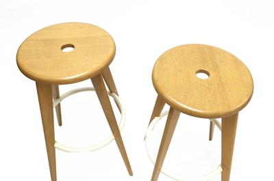Lot 374 - Two 'Tabouret Haut' stools