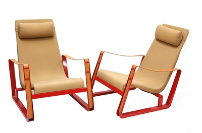 Lot 373 - A pair of 'Cité' armchairs