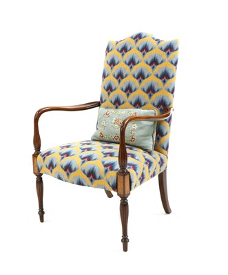 Lot 695 - An American Colonial 'Martha Washington' open armchair