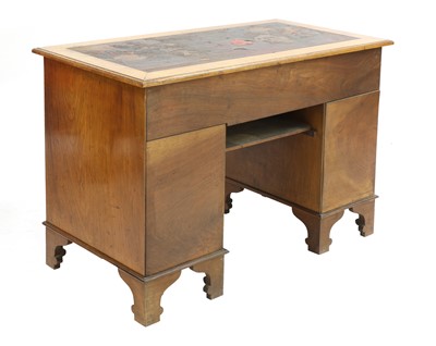 Lot 58 - An Arts and Crafts walnut desk