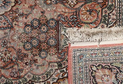 Lot 182 - Two Kashmiri silk rugs.