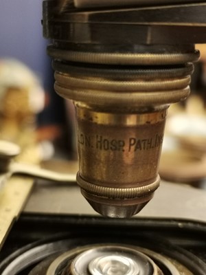 Lot 188 - A Carl Zeiss Jena monocular microscope no. 10007