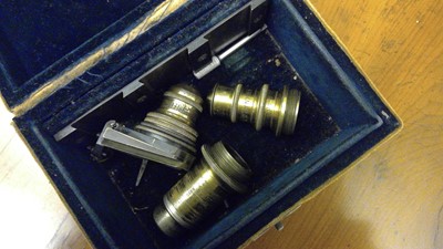 Lot 188 - A Carl Zeiss Jena monocular microscope no. 10007
