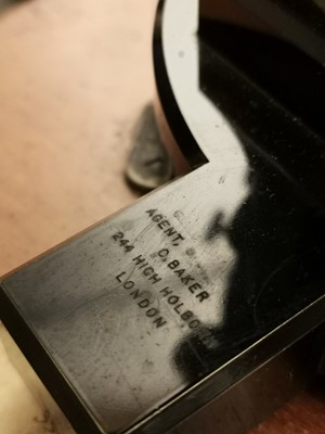 Lot 188 - A Carl Zeiss Jena monocular microscope no. 10007