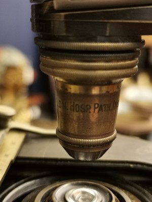 Lot 188 - A Carl Zeiss Jena monocular microscope no. 10007