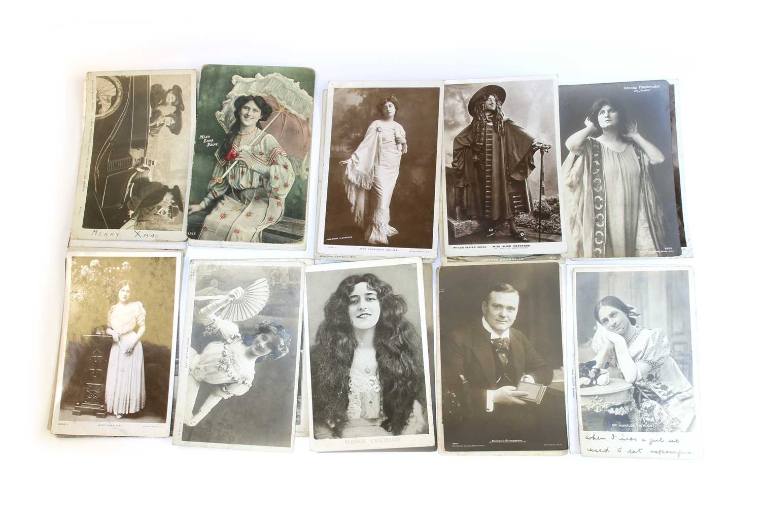 Lot 177 Over 150 vintage film star postcards and