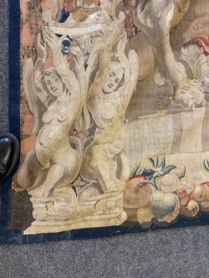 Lot 11 - A large Brussels tapestry